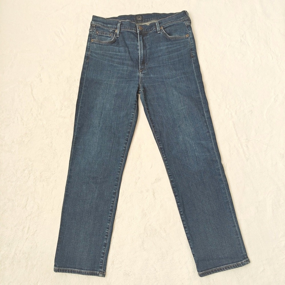 Women Citizens of Humanity Jeans Cara Cigarette Blue Dark Wash High Rise SIze 31